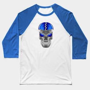 Dark blue skull with transparent background Baseball T-Shirt